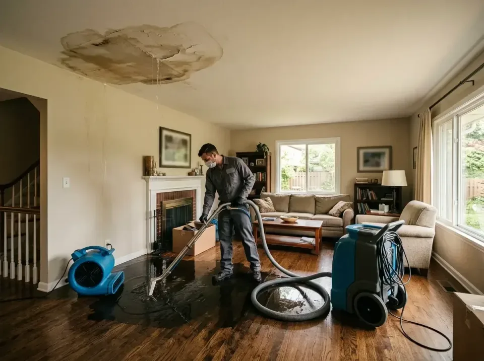 attic-pipe-burst-ceiling-drip-008 — frequently asked questions, Water Damage Restoration & Carpet Care in East Newark, NJ